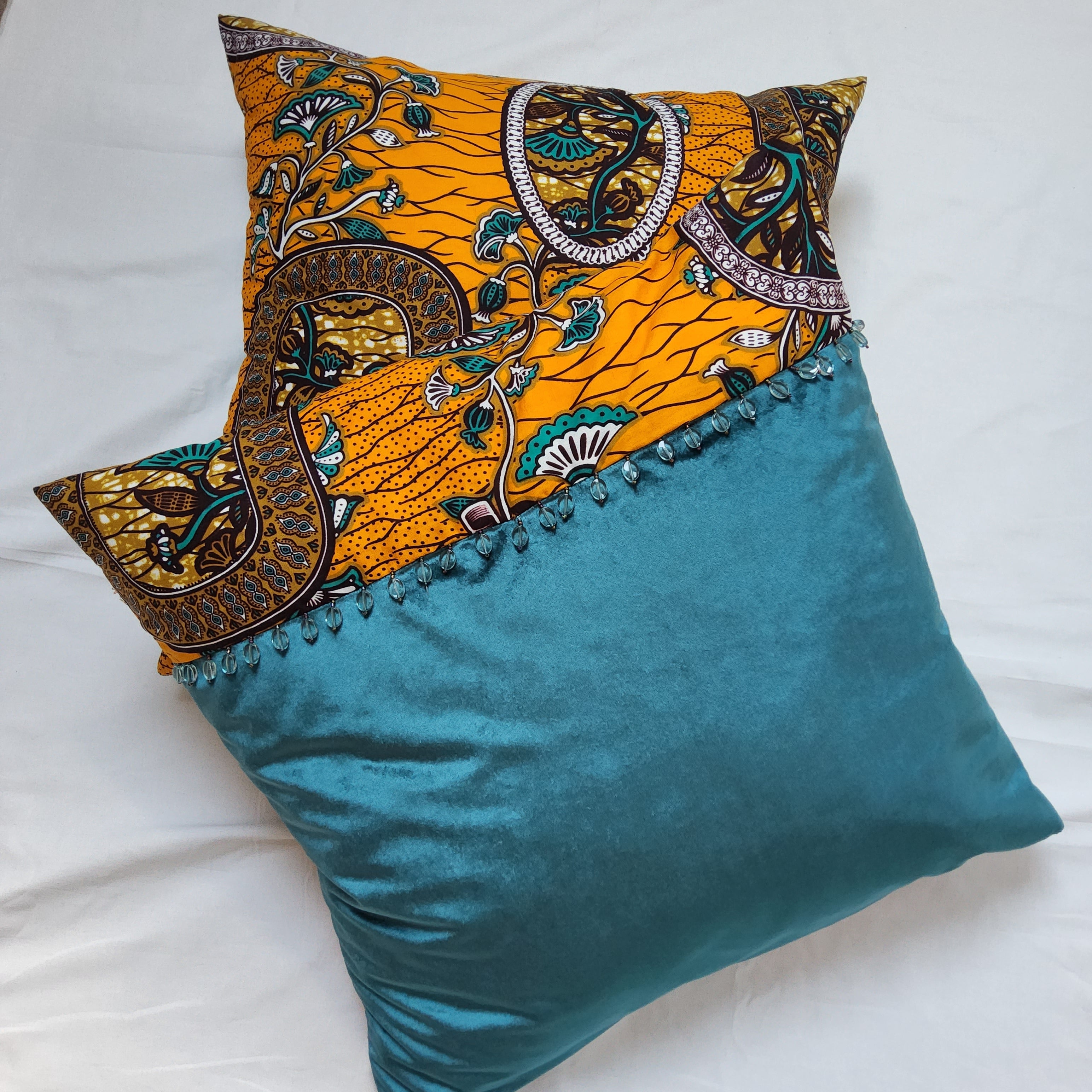 AFROBRIT FUSION 50 X 50CM SQUARE CUSHION – ASKA London